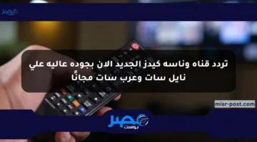 تردد قناة وناسة كيدز الجديد الآن بجودة عالية على نايل سات وعرب سات مجانًا
